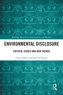 Environmental Disclosure : Critical Issues and New Trends