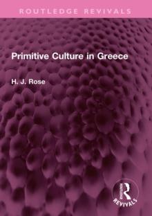 Primitive Culture in Greece