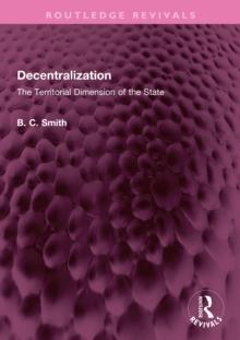 Decentralization : The Territorial Dimension of the State