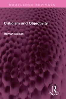 Criticism and Objectivity