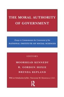 The Moral Authority of Government