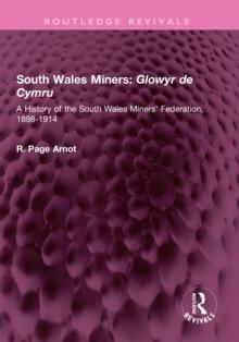 South Wales Miners: Glowyr de Cymru : A History of the South Wales Miners' Federation, 1898-1914