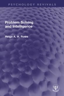 Problem Solving and Intelligence