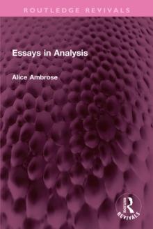 Essays in Analysis