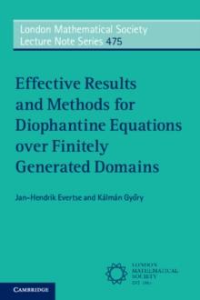 Effective Results and Methods for Diophantine Equations over Finitely Generated Domains