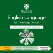 Cambridge O Level English Language Digital Teacher's Resource Access Card