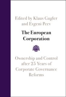 European Corporation : Ownership and Control after 25 Years of Corporate Governance Reforms