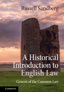 Historical Introduction to English Law : Genesis of the Common Law