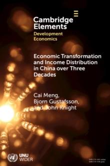 Economic Transformation and Income Distribution in China over Three Decades