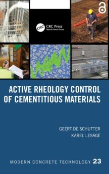 Active Rheology Control of Cementitious Materials