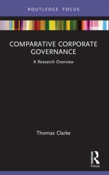 Comparative Corporate Governance : A Research Overview