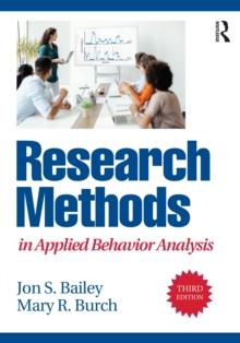 Research Methods in Applied Behavior Analysis