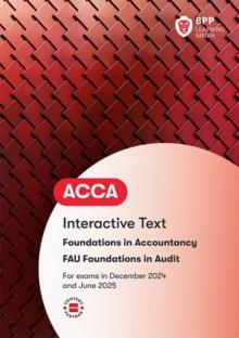 FIA Foundations in Audit (International) FAU INT : Interactive Text