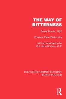 The Way of Bitterness : Soviet Russia, 1920