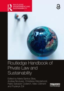 Routledge Handbook of Private Law and Sustainability