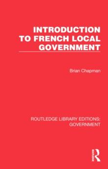 Introduction to French Local Government