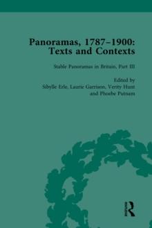 Panoramas, 1787-1900 Vol 3 : Texts and Contexts