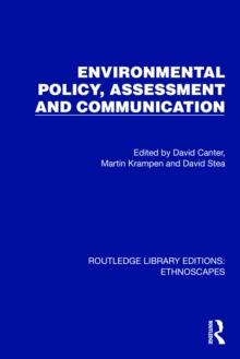 Environmental Policy, Assessment and Communication