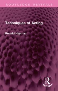 Techniques of Acting