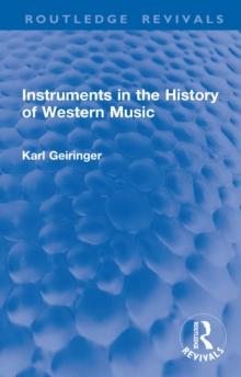 Instruments in the History of Western Music