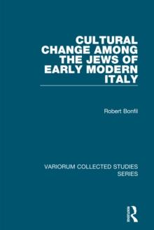 Cultural Change Among the Jews of Early Modern Italy