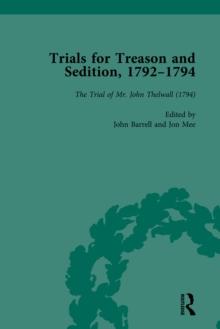 Trials for Treason and Sedition, 1792-1794, Part II vol 8