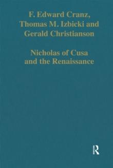 Nicholas of Cusa and the Renaissance