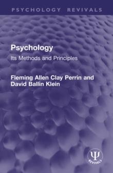 Psychology : Its Methods and Principles