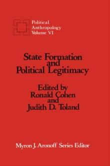 State Formation and Political Legitimacy