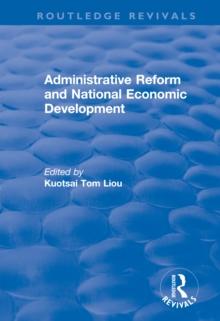 Administrative Reform and National Economic Development