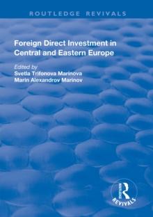 Foreign Direct Investment in Central and Eastern Europe