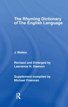 Walker's Rhyming Dictionary of the English Language