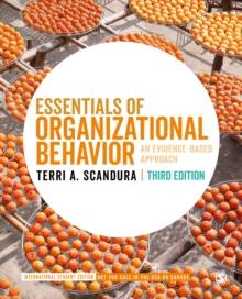 Essentials of Organizational Behavior - International Student Edition : An Evidence-Based Approach