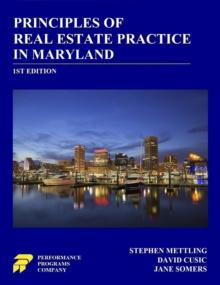 Principles of Real Estate Practice in Maryland