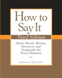 How to Say It, Third Edition