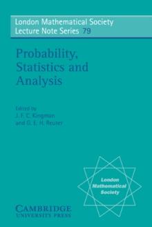 Probability, Statistics and Analysis