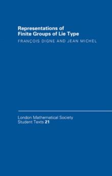 Representations of Finite Groups of Lie Type