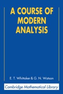 Course of Modern Analysis