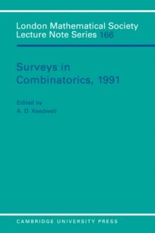 Surveys in Combinatorics, 1991