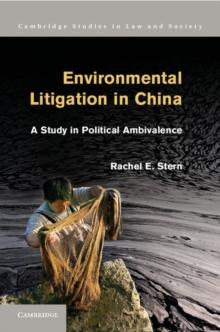 Environmental Litigation in China : A Study in Political Ambivalence