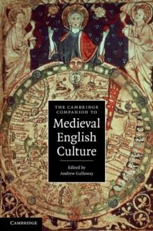 Cambridge Companion to Medieval English Culture