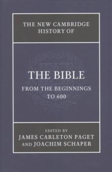 The New Cambridge History of the Bible 4 Volume Set