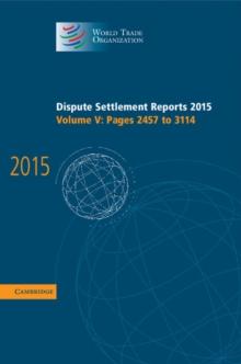 Dispute Settlement Reports 2015: Volume 5, Pages 2457-3114