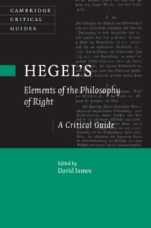 Hegel's Elements of the Philosophy of Right : A Critical Guide