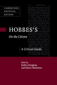 Hobbes's On the Citizen : A Critical Guide