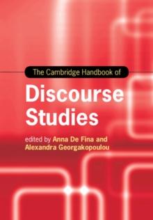 The Cambridge Handbook of Discourse Studies