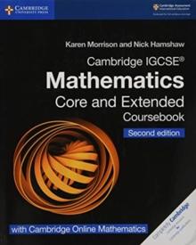 Cambridge IGCSE Mathematics Coursebook Core and Extended Second Edition with Cambridge Online Mathematics (2 Years)