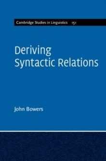 Deriving Syntactic Relations