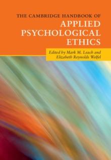 Cambridge Handbook of Applied Psychological Ethics