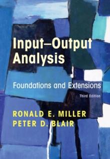 Input-Output Analysis : Foundations and Extensions